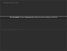 Tablet Screenshot of brainrocks.com
